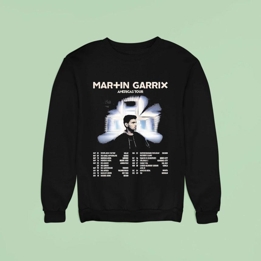 Martin Garrix Americas Tour North And South America Dates Sweatshirt Martin Garrix Americas Tour North And South America Dates Sweatshirt
