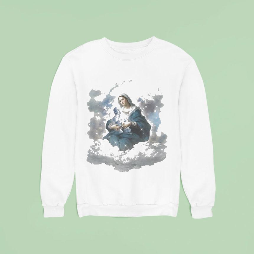 Mary Ai Baby Jesus Sweatshirt Mary Ai Baby Jesus Sweatshirt