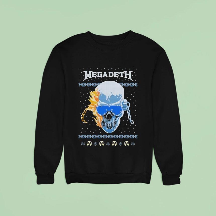 Megadeth Vic Christmas Sweatshirt Megadeth Vic Christmas Sweatshirt