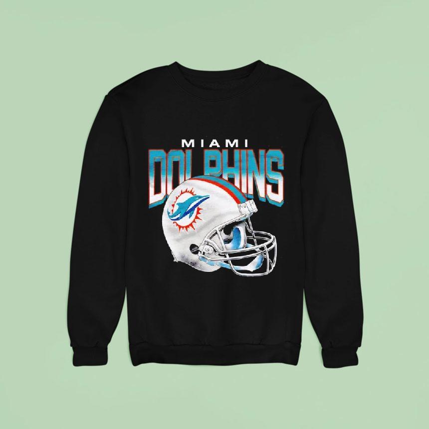 Miami Dolphins Gradient Helme Sweatshirt Miami Dolphins Gradient Helme Sweatshirt