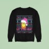 Miami Heat Burnie Ugly Christmas Let S Go Hea Sweatshirt