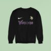 Minnesota Vikings This Drummer Loves The Vikings Skeleton Sweatshirt