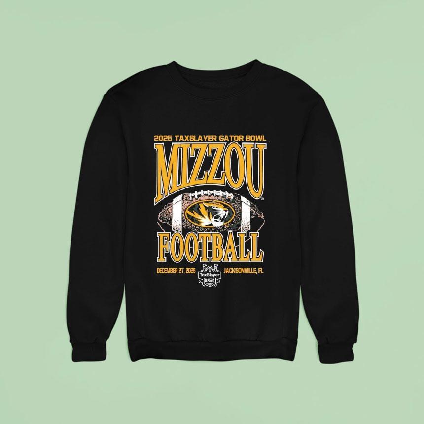 Mizzou Tigers Tax Slayer Gator Bowl Football Oval Tiger Head Sweatshirt Mizzou Tigers Tax Slayer Gator Bowl Football Oval Tiger Head Sweatshirt