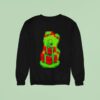 Monster In Gift Box Christmas Sweatshirt