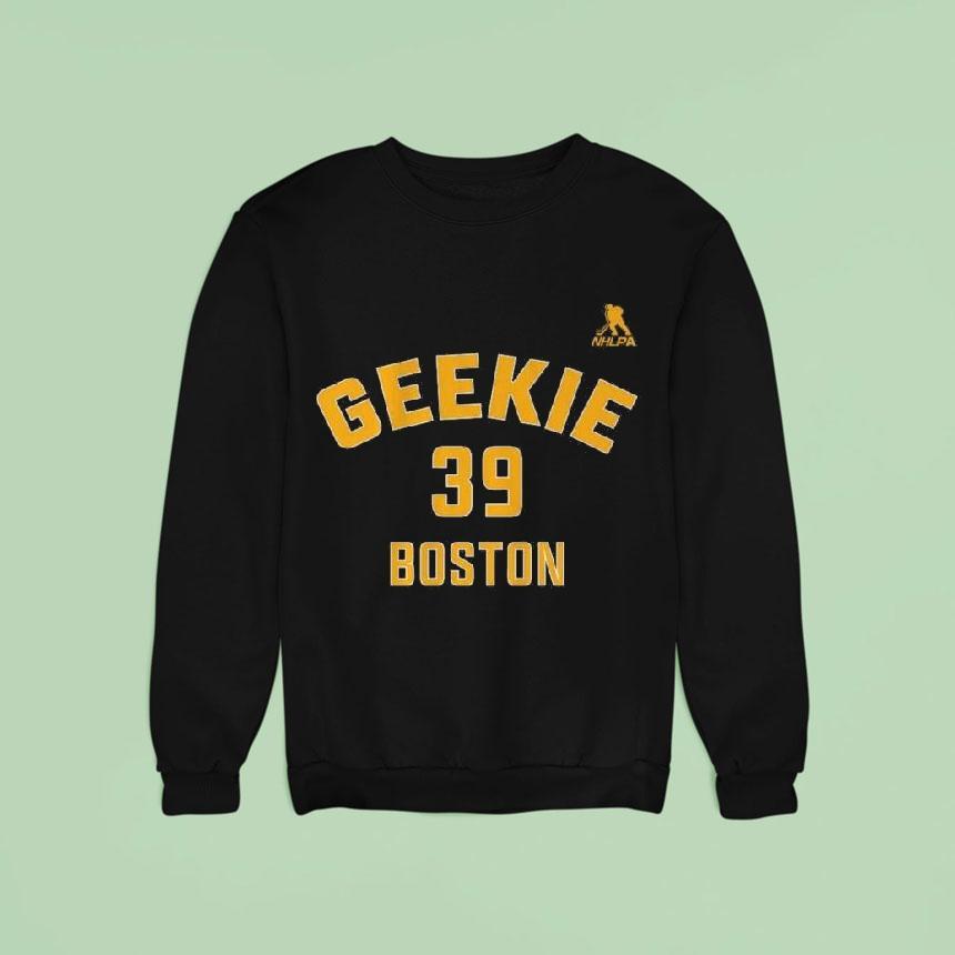 Morgan Geekie Boston Name Number Add Sweatshirt Morgan Geekie Boston Name Number Add Sweatshirt