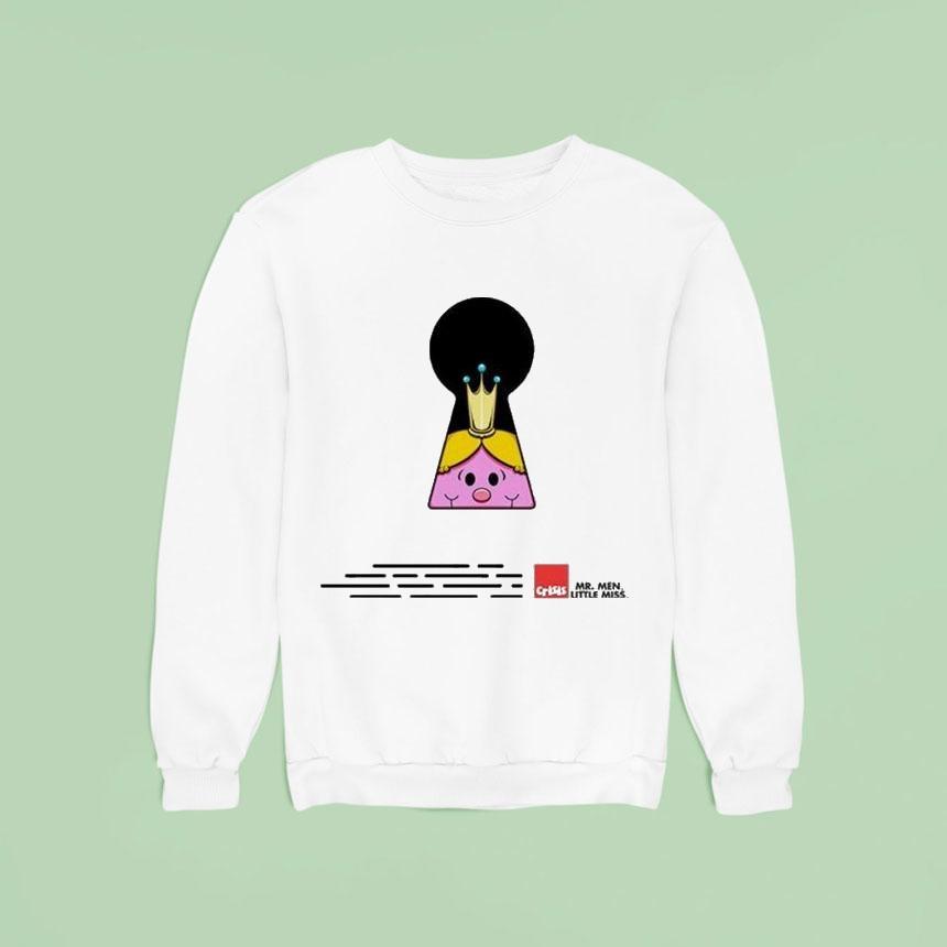 Mr Men Little Miss Princess Keyhole Sweatshirt Mr Men Little Miss Princess Keyhole Sweatshirt