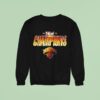 New York Knicks Nba Cup Champions Gold Sweatshirt