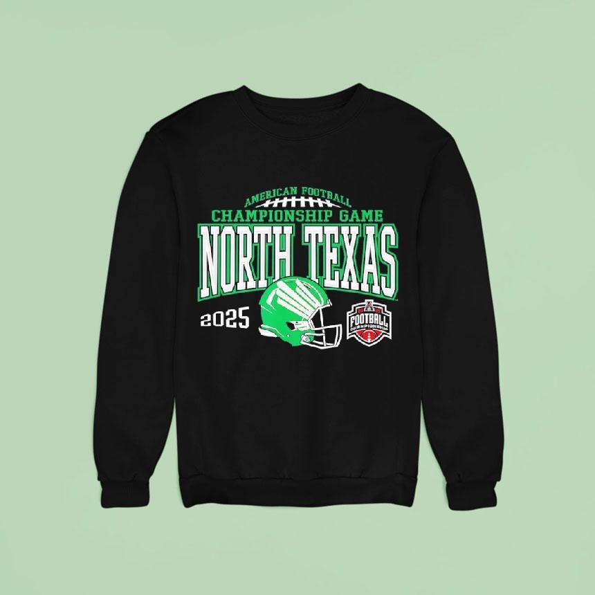 North Texas Mean Green American Football Championship Game Sweatshirt North Texas Mean Green American Football Championship Game Sweatshirt