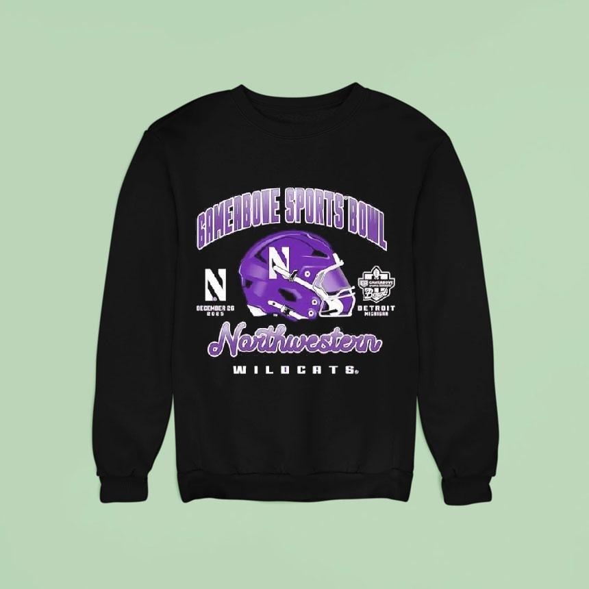 Northwestern Football Gameabove Sports Bowl Wildcats Sweatshirt Northwestern Football Gameabove Sports Bowl Wildcats Sweatshirt