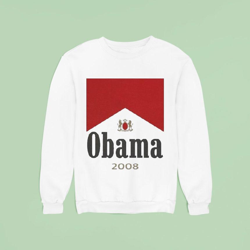 Obama Cigarettes Marlboro Sweatshirt Obama Cigarettes Marlboro Sweatshirt