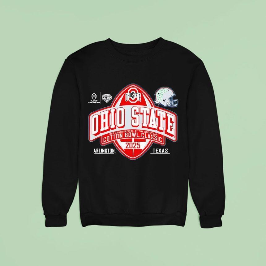 Ohio State Buckeyes Cotton Bowl Cfp Quarterfinal Sweatshirt Ohio State Buckeyes Cotton Bowl Cfp Quarterfinal Sweatshirt