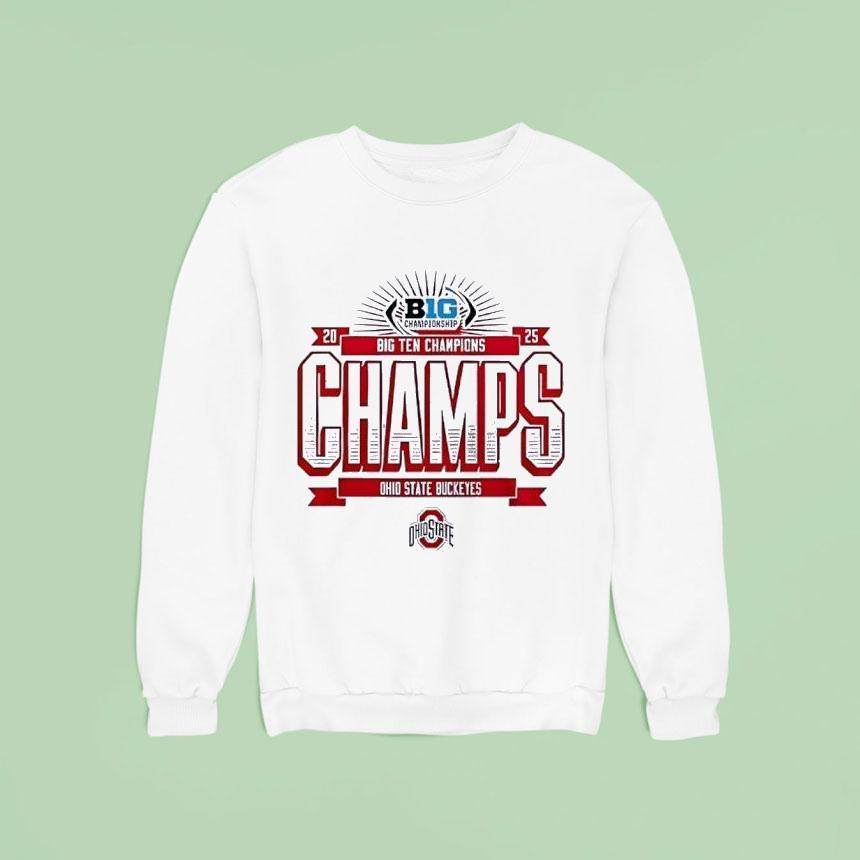 Ohio State Buckeyes Football Big Ten Championship Sweatshirt Ohio State Buckeyes Football Big Ten Championship Sweatshirt