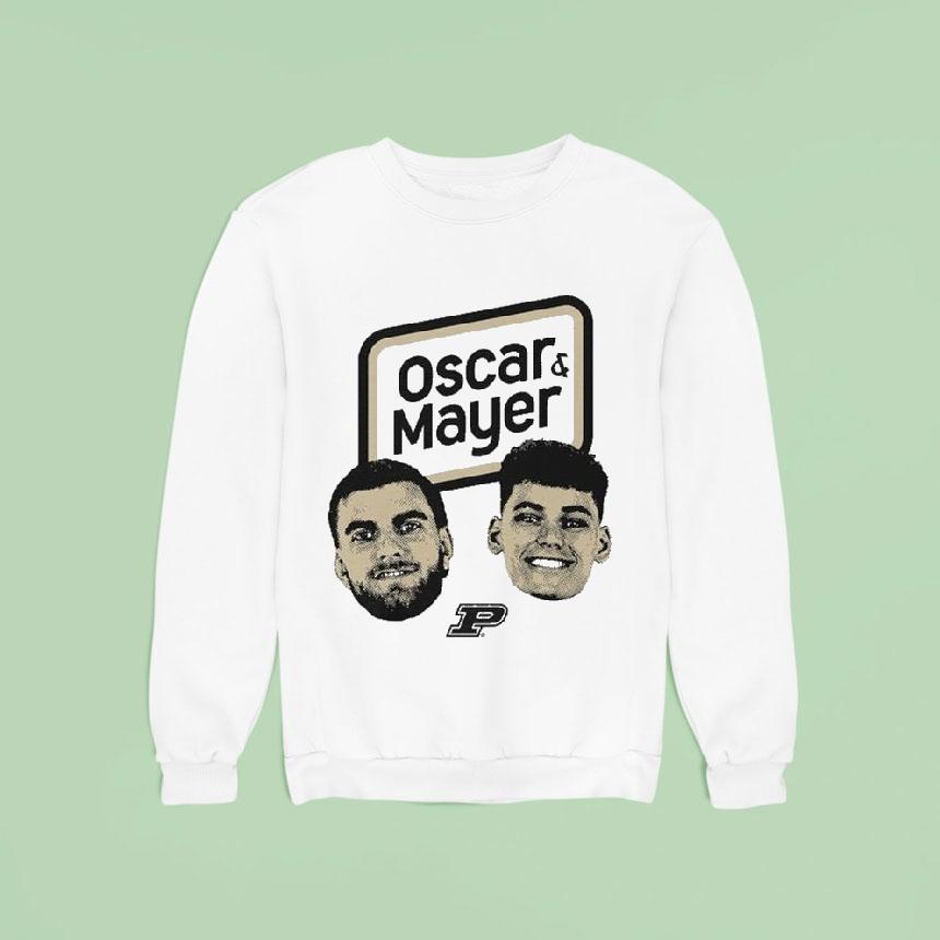 Oscar Cluff And Omer Mayer Purdue Boilermakers Heads Faces Sweatshirt Oscar Cluff And Omer Mayer Purdue Boilermakers Heads Faces Sweatshirt