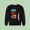 Peace Love And Turntable Sweatshirt