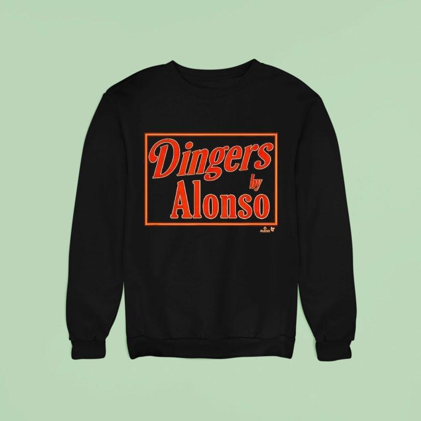 Pete Alonso Dingers Sign Baltimore Baseball Sweatshirt Pete Alonso Dingers Sign Baltimore Baseball Sweatshirt