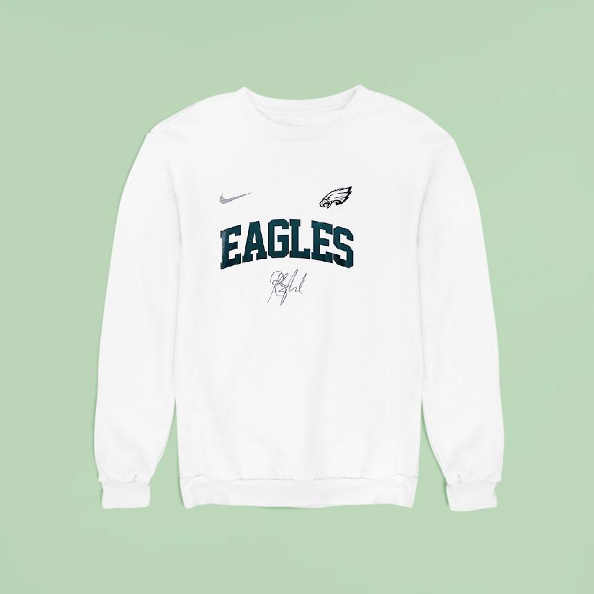 Philadelphia Eagles Barry Manilow Once Before I Go Signature Sweatshirt Philadelphia Eagles Barry Manilow Once Before I Go Signature Sweatshirt