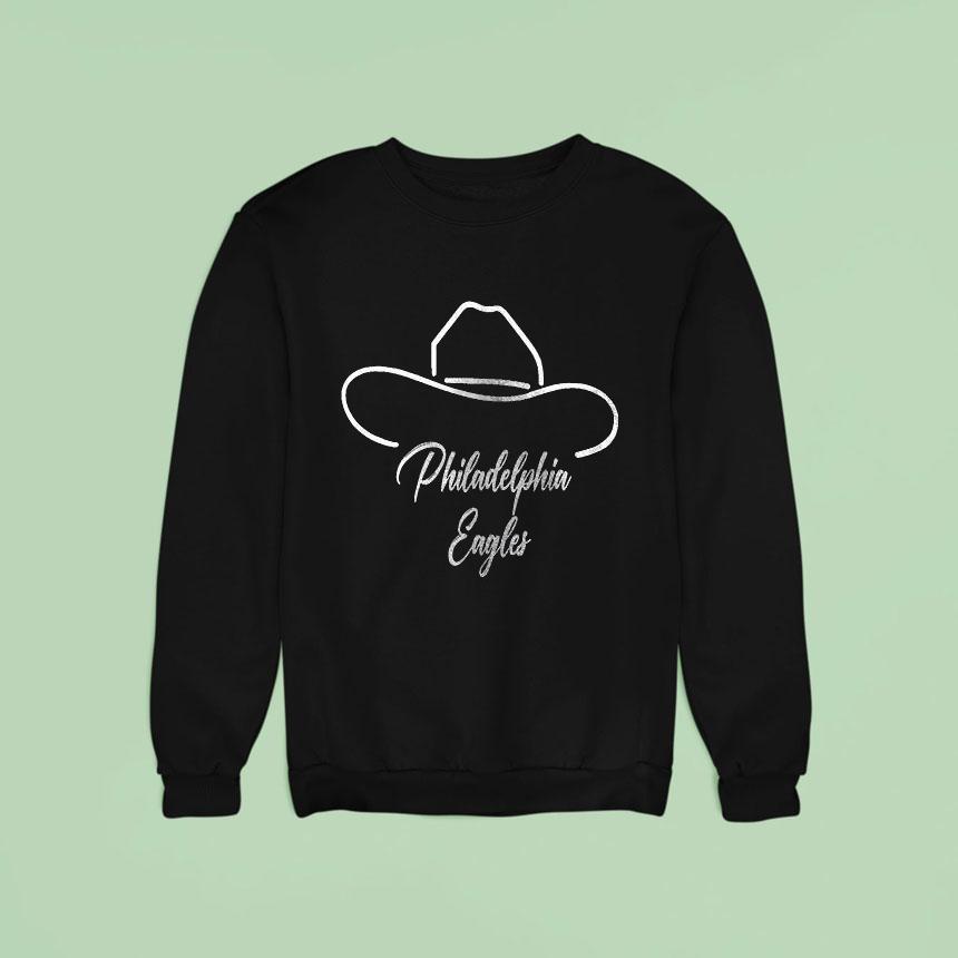 Philadelphia Eagles X George Strait Not Here For A Long Time Just For A Good Time Longhorn Sweatshirt Philadelphia Eagles X George Strait Not Here For A Long Time Just For A Good Time Longhorn Sweatshirt