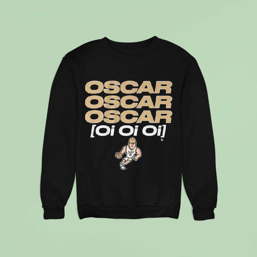 Purdue Basketball Oscar Cluff Oi Oi Oi Sweatshirt Purdue Basketball Oscar Cluff Oi Oi Oi Sweatshirt