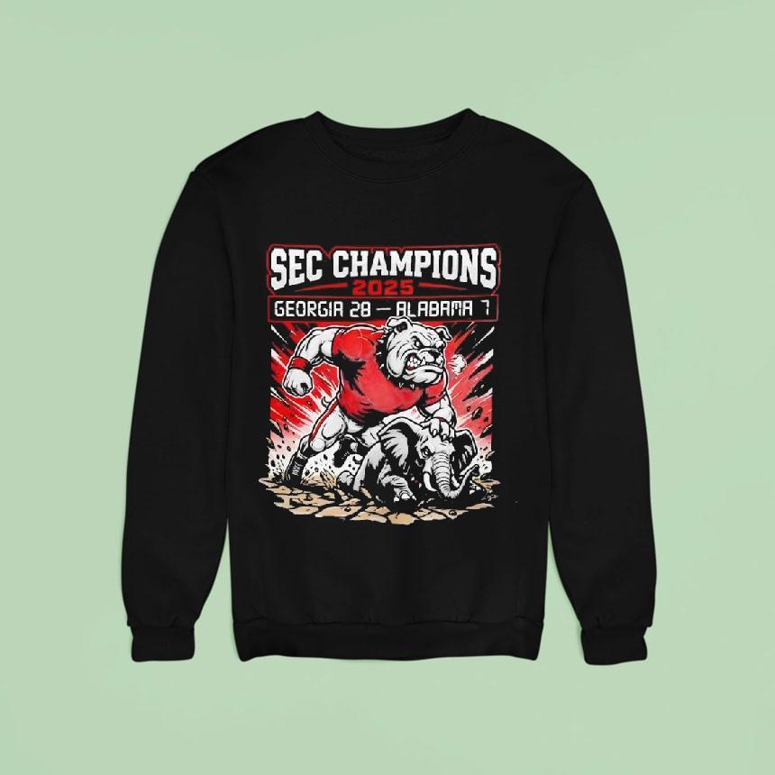 Sec Championship Georgia Bulldogs Alabama Crimson Tide Masco Sweatshirt Sec Championship Georgia Bulldogs Alabama Crimson Tide Masco Sweatshirt