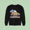 Snoopy And Woodstock Riding Car New York Knicks Basketball Nba Cup Champions Sweatshirt