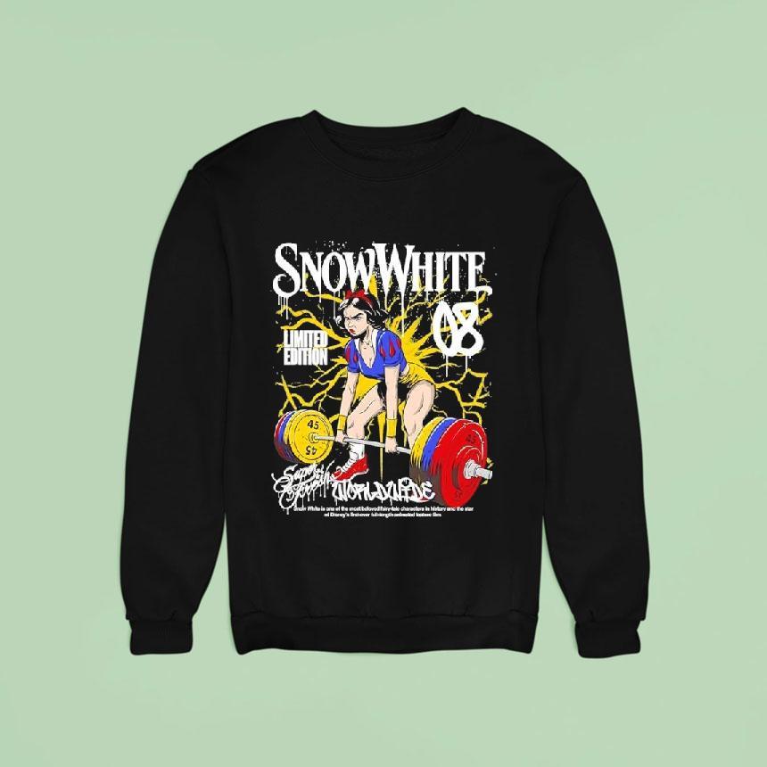 Superfresh Snow White Lifting Weights Sweatshirt Superfresh Snow White Lifting Weights Sweatshirt