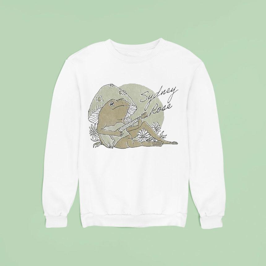 Sydney Rose Frog Guitar Sweatshirt Sydney Rose Frog Guitar Sweatshirt