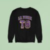 Tate Mcrae Los Angeles Lakers Forum Midnight On The Pch Just You And Me Sweatshirt