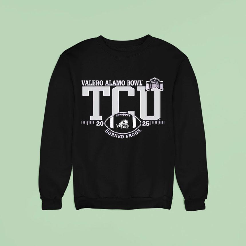Tcu Horned Frogs Valero Alamo Bowl Logo Sweatshirt Tcu Horned Frogs Valero Alamo Bowl Logo Sweatshirt