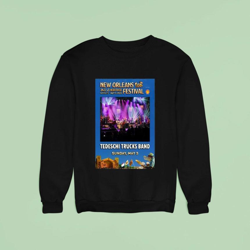Tedeschi Trucks Band At The New Orleans Jazz Sweatshirt Tedeschi Trucks Band At The New Orleans Jazz Sweatshirt