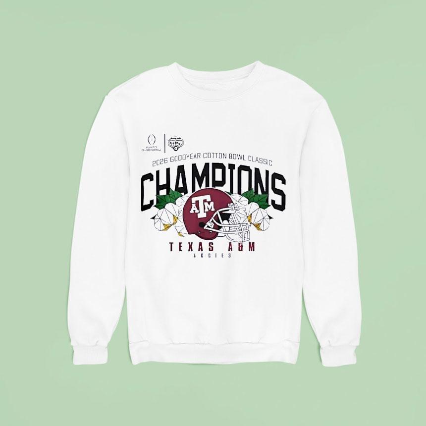Texas Am Aggies Football Cotton Bowl Champions Sweatshirt Texas Am Aggies Football Cotton Bowl Champions Sweatshirt
