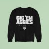 Texas Am Aggies Gig Em Aggies College Football Playoff Team Slogan Sweatshirt