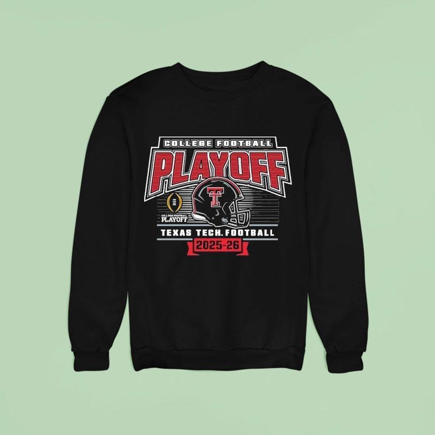 Texas Tech Red Raiders College Football Playoff Led Helme Sweatshirt Texas Tech Red Raiders College Football Playoff Led Helme Sweatshirt