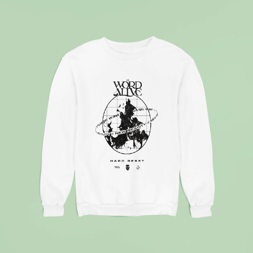 The Word Alive New Reality Hard Rese Sweatshirt The Word Alive New Reality Hard Rese Sweatshirt
