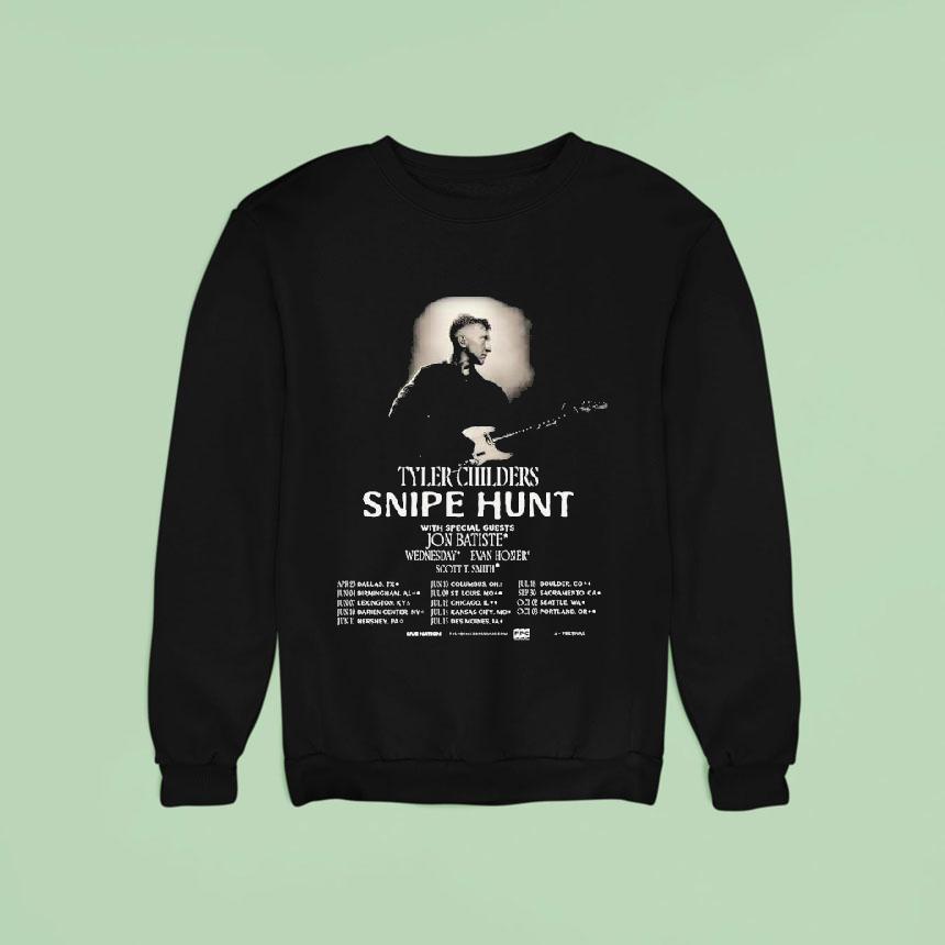 Tyler Childers Snipe Hunt Tour North America Dates Sweatshirt Tyler Childers Snipe Hunt Tour North America Dates Sweatshirt