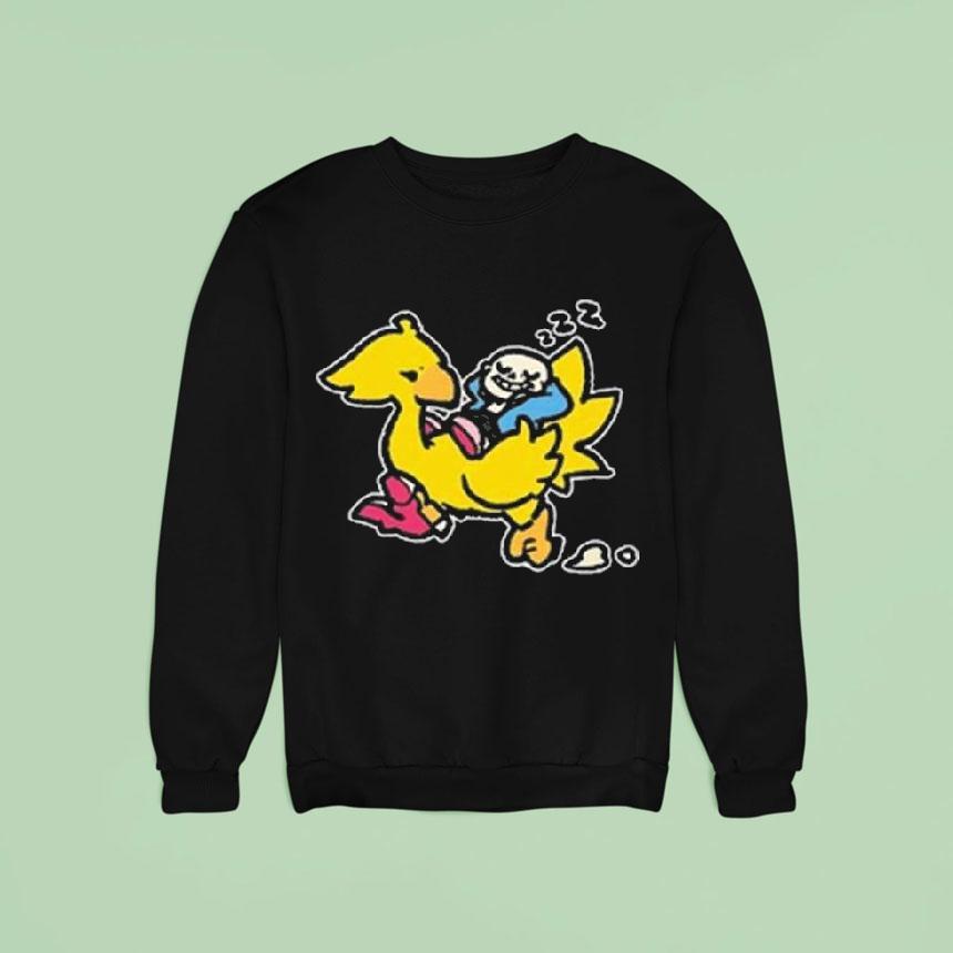 Undertale Sans And Chocobo Sweatshirt Undertale Sans And Chocobo Sweatshirt