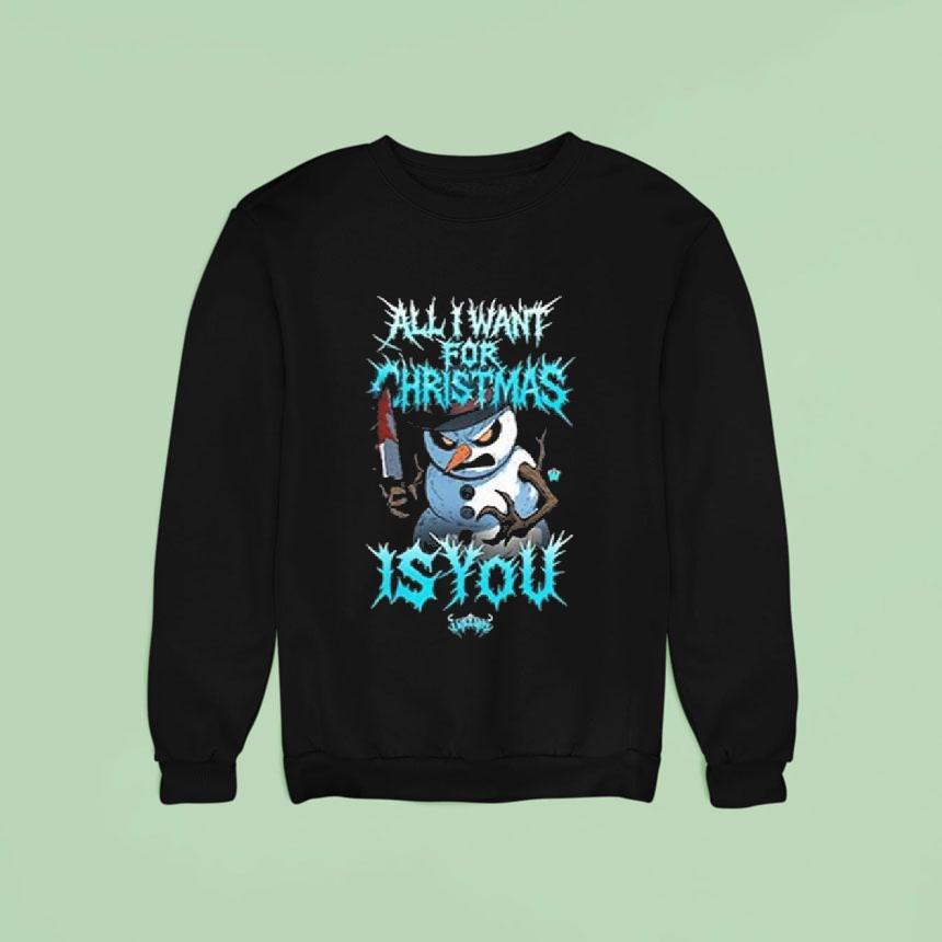 Violent Snowman Xmas Sweatshirt Violent Snowman Xmas Sweatshirt