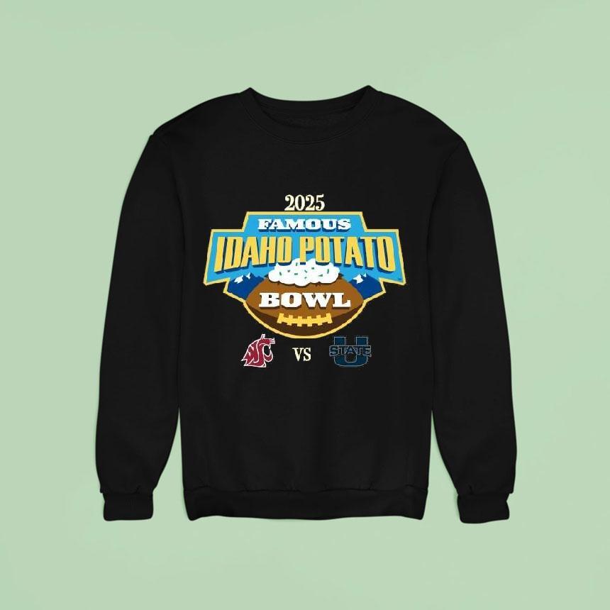 Washington State Cougars Vs Utah Utes Famous Idaho Potato Bowl Sweatshirt Washington State Cougars Vs Utah Utes Famous Idaho Potato Bowl Sweatshirt