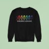 Widespread Panic Dancing Note Eater Rainbow Sweatshirt