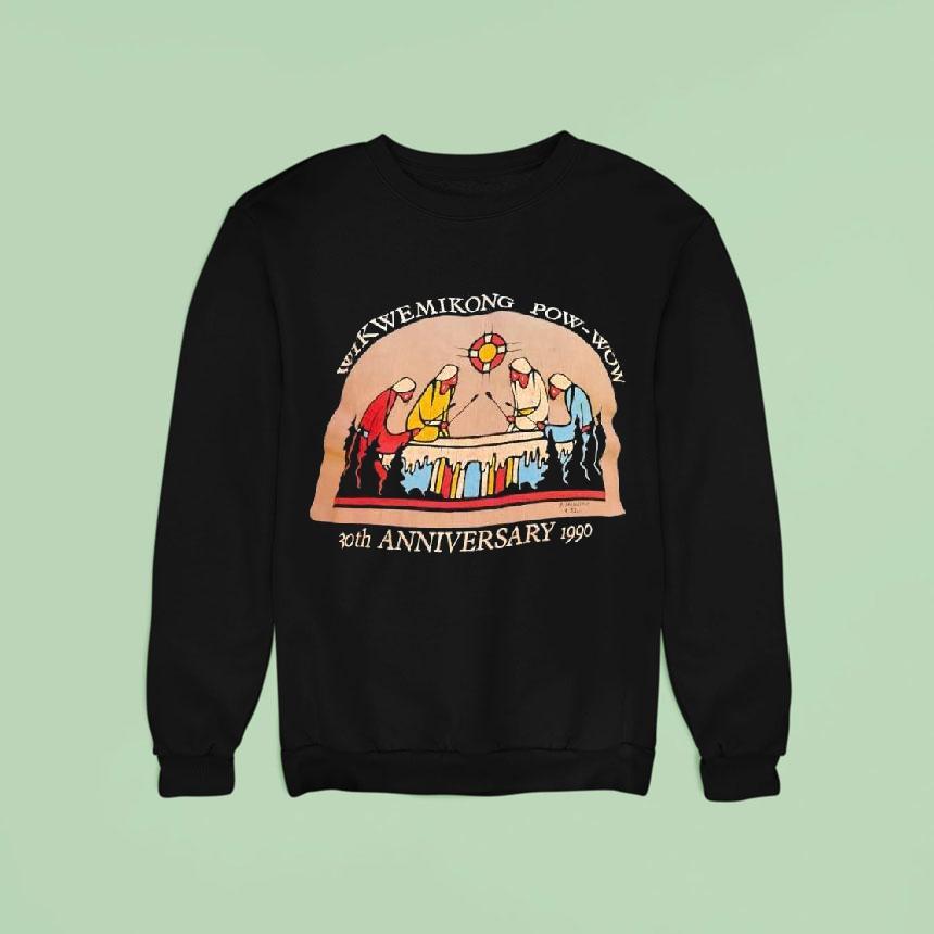 Wikwemikong Pow Wow Th Anniversary In Graphic Sweatshirt Wikwemikong Pow Wow Th Anniversary In Graphic Sweatshirt