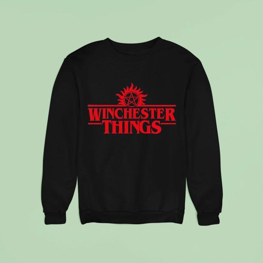 Winchester Things Stranger Things Movie Sweatshirt Winchester Things Stranger Things Movie Sweatshirt