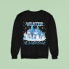 Winter Wonderland Snowman Family Snowflake Cozy Winter Scene Sweatshirt
