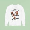 Yeah I Like G H B Gay Hockey Books Sweatshirt