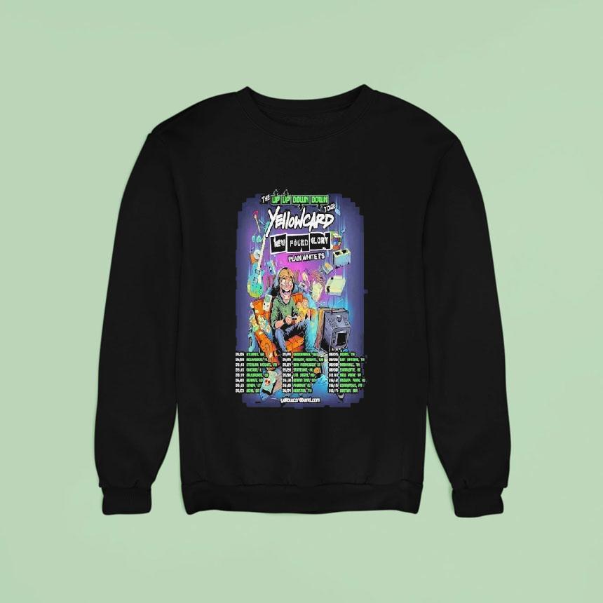 Yellowcard The Up Up Down Down Tour Sweatshirt Yellowcard The Up Up Down Down Tour Sweatshirt