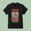A Wilhelm Scream West Coast Tour Skull Brain T Shirt