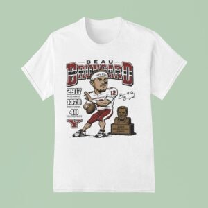 Beau Brungard Walter Payton Award Winner Youngstown State Penguins Trophy T Shirt