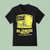 Blonde Death Bleeding Skull T Shirt