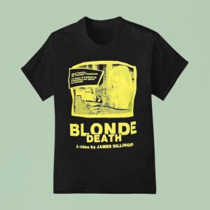 Blonde Death Bleeding Skull T Shirt