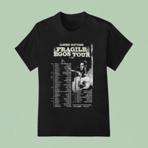 Cameron Whitcomb Fragile Egos Tour Dates T Shirt