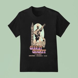 Charley Crockett New Orleans La April Gator T Shirt