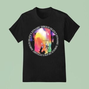 Deaths Dynamic Shroud Heavy Black Hear T Shirt